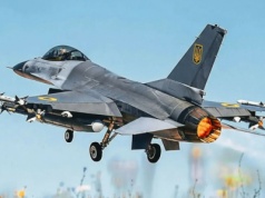 Ukraiński F-16 zestrzelił dron z działka Vulcan. Jest nagranie