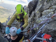 Wypadek polskiego turysty w słowackich Tatrach. Spadał ze 100 metrów