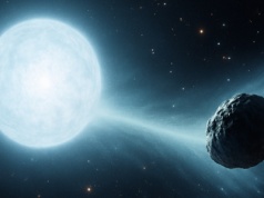 Gwiazda pożera planetę jak przekąskę. 200 ton na sekundę