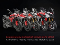Multipakiet korzyści do 10 000 zł na modele z rodziny Ducati Multistrada z rocznika 2025