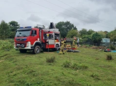 Koń walczył o życie w rzece. Na pomoc ruszyli strażacy.