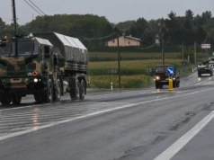 Wojskowe kolumny na drogach – trwa powrót po manewrach