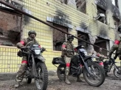 Rosjanie atakują ogromnymi grupami motocyklowymi. Jest nagranie