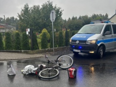 Kęty: Potrącenie rowerzystki przez samochód osobowy