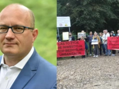 Radny województwa w obronie lasu na Dąbrowie Narodowej. Apel o uszanowanie sprzeciwu mieszkańców