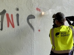 W polskim mieście mają nową broń na wandali. Bazgroły znikają jak za dotknięciem