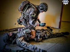 Zajęcia terenowe Jednostki Strzeleckiej 3027 w Międzyrzeczu Górnym