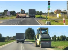 Utrudnienia na DK66: Remonty cząstkowe między Wysokiem Mazowieckiem a Zambrowem