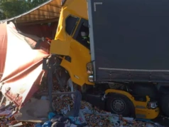 Czterech kierowców ciężarówek ukaranych za fotografowanie miejsca wypadku