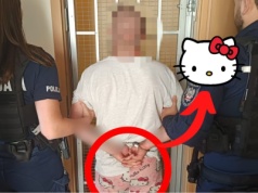 Rogoźno: policjanci zwrócili uwagę na faceta leżącego w gaciach Hello Kitty obok samochodu i tak trafili na dilerów