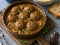 Pulpety w sosie pieczarkowym