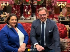 Jan i Helena Lubomirscy-Lanckorońscy w Wiedniu. Ekspertka oceniała stylizację arystokratki