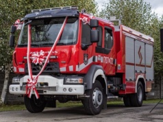 NOWY SAMOCHÓD POŻARNICZY NA 95-LECIE OSP KSRG RYCERKA DOLNA