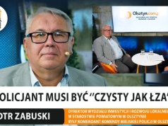 Policjant musi być "czysty jak łza"? Rozmawiamy z Piotrem Zabuskim, byłym komendantem