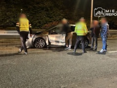 Zderzenie 4 pojazdów na Wisłostradzie. Duże utrudnienia w ruchu