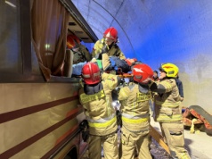 Strażackie ćwiczenia w tunelach trasy S1