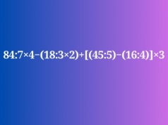 8 na 10 dorosłych ponosi klęskę na tym zadaniu. Uczniowie rozwiązują bez wahania