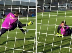 "Wielki". Barcelona pokazała, co Szczęsny robił na treningu