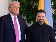 Zełenski przyniósł mapę z "czułymi punktami" Rosij