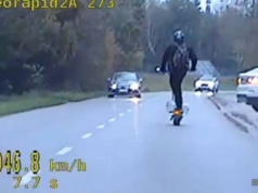 1800 zł mandatu dla hulajnogisty. Pojazd nie spełniał warunków