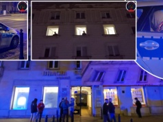 Huczna impreza przy Marszałkowskiej. Z okien poleciały w stronę policji szklane butelki