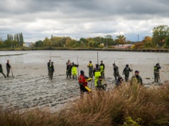Służby powróciły nad staw Błaskowiec. Mundurowi apelują do mieszkańców