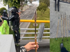 Kolumbia: rdzenna ludność w ramach protestu ostrzelała z łuków ambasadę USA