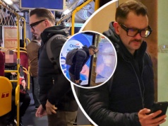 Poseł Mejza jeździ komunikacją miejską w Warszawie