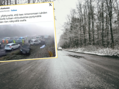Pogoda zaskoczyła kierowców, potężny karambol na fińskiej autostradzie. 50 aut zniszczonych