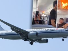 Przerażające chwile w samolocie. Zaczęło się od skrytki bagażowej