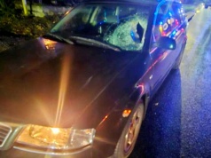 Potrącenie starszej kobiety w Kijanach. Pomimo reanimacji nie udało się jej uratować (zdjęcia)