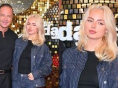 Marek Krupski śle uśmiechy ze ścianki "Tańca z Gwiazdami" u boki 19-letniej córki. Pociecha Magdy Modrej chce być aktorką