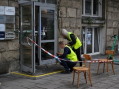 Zatrzymano sprawcę incydentu sprzed kawiarni i siedziby PO