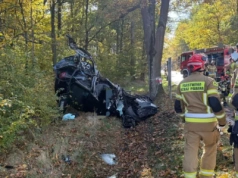 Makabryczny widok! Z audi została kupa złomu, kierowca nie miał szans