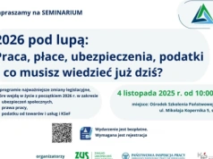 Praca, płace, ubezpieczenia, podatki – co się zmienia w 2026 roku. Seminarium dla przedsiębiorców