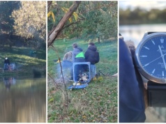 Kubeł zamiast ławki, ognisko na brzegu. Strażnicy nie znaleźli