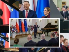 Wybitni pianiści w Pałacu Prezydenckim. Przyjęli ich Karol i Marta Nawroccy. ZOBACZ ZDJĘCIA