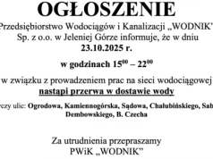 Prace na sieci wodociągowej. Konieczna będzie przerwa w dostawie wody
