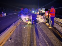 Seria zdarzeń na remontowanym odcinku trasy S7. Tylko w tym miesiącu odnotowano tam 23 zdarzenia! Policjanci apeluj o ostrożność