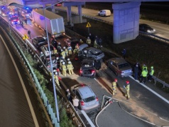 Karambol na DK-1. 9 rozbitych pojazdów. W akcji dwa śmigłowce LPR!