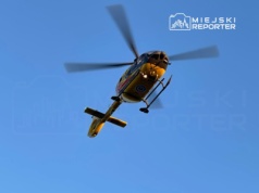 Kobieta kopnięta przez krowę. Doznała urazu brzucha. Lądował śmigłowiec LPR