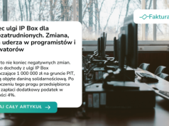 Koniec ulgi IP Box dla samozatrudnionych. Zmiana, która uderza w programistów i innowatorów