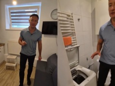 Pokazał najmniejsze mieszkanie w Warszawie. Ma 10,5 m kw. "Straszne, upokarzające, nieludzkie"