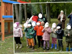 No to siup! Dzieci z kieliszkami w dłoniach wznosiły toast za nowy plac zabaw