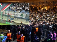 Transparent "Wołyń PamiętaMY" na meczu Legia-Szachtar!