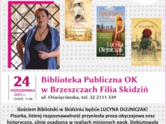 Lucyna Olejniczak gościem Dyskusyjnego Klubu Książki w Skidziniu
