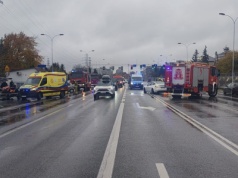 Karambol na al. Sikorskiego z udziałem 5 pojazdów. Sprawcą pijany kierowca!