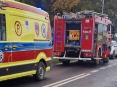 Wypadek drogowy w Pamiątkowie, trzy osoby przewiezione do szpitala