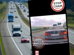 Kierowca BMW nie popisał się. Chciał wymierzyć karę, a prawie doprowadził do katastrofy