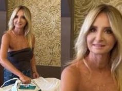 Podekscytowana Joanna Kurska SZYKUJE SIĘ na ślub Kurzopków. Chwyciła za żelazko i wpadła w szał prasowania